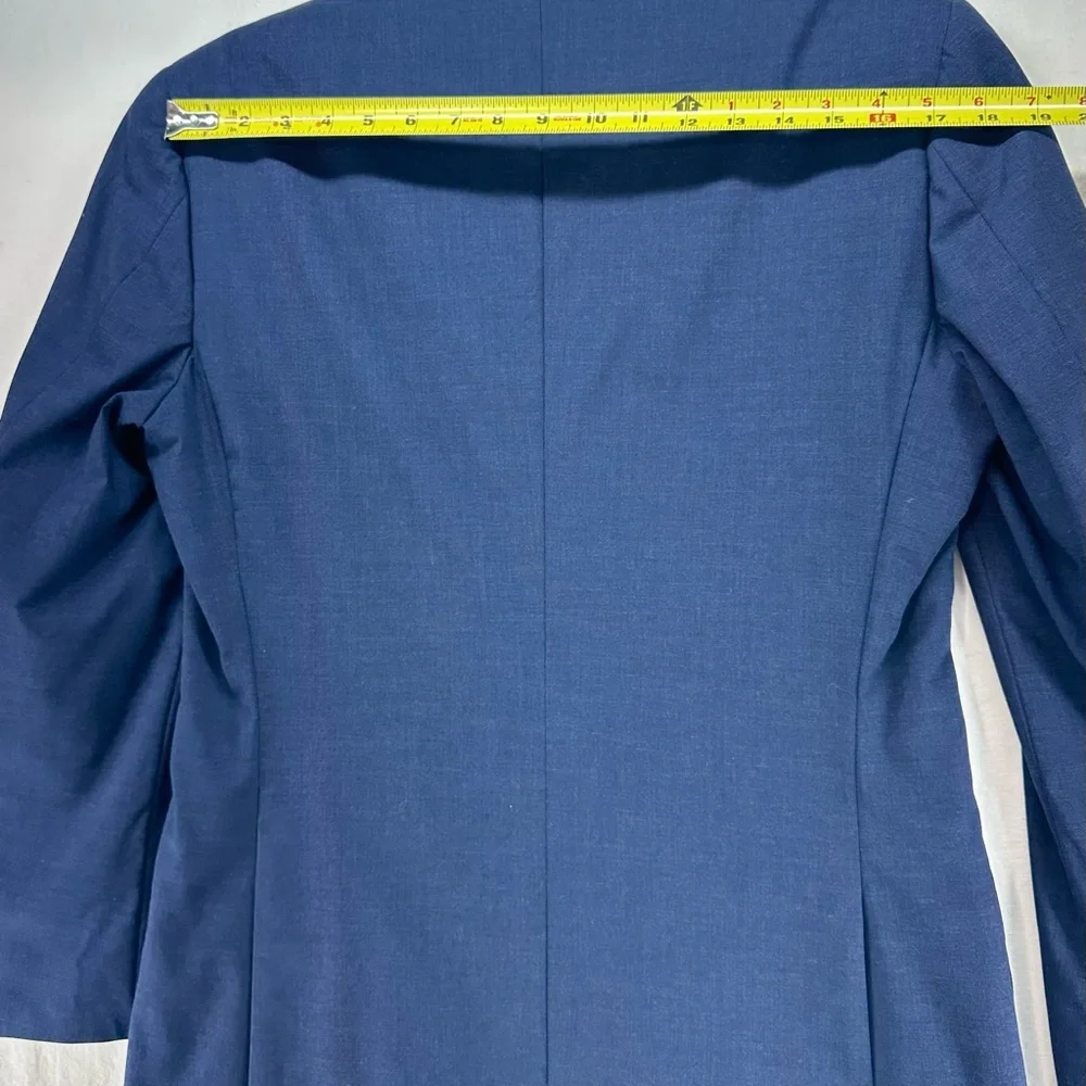 INDOCHINO Mens Solid Blue WOOL Sport Coat‎ Suit Jacket Blazer NEW NWT 36